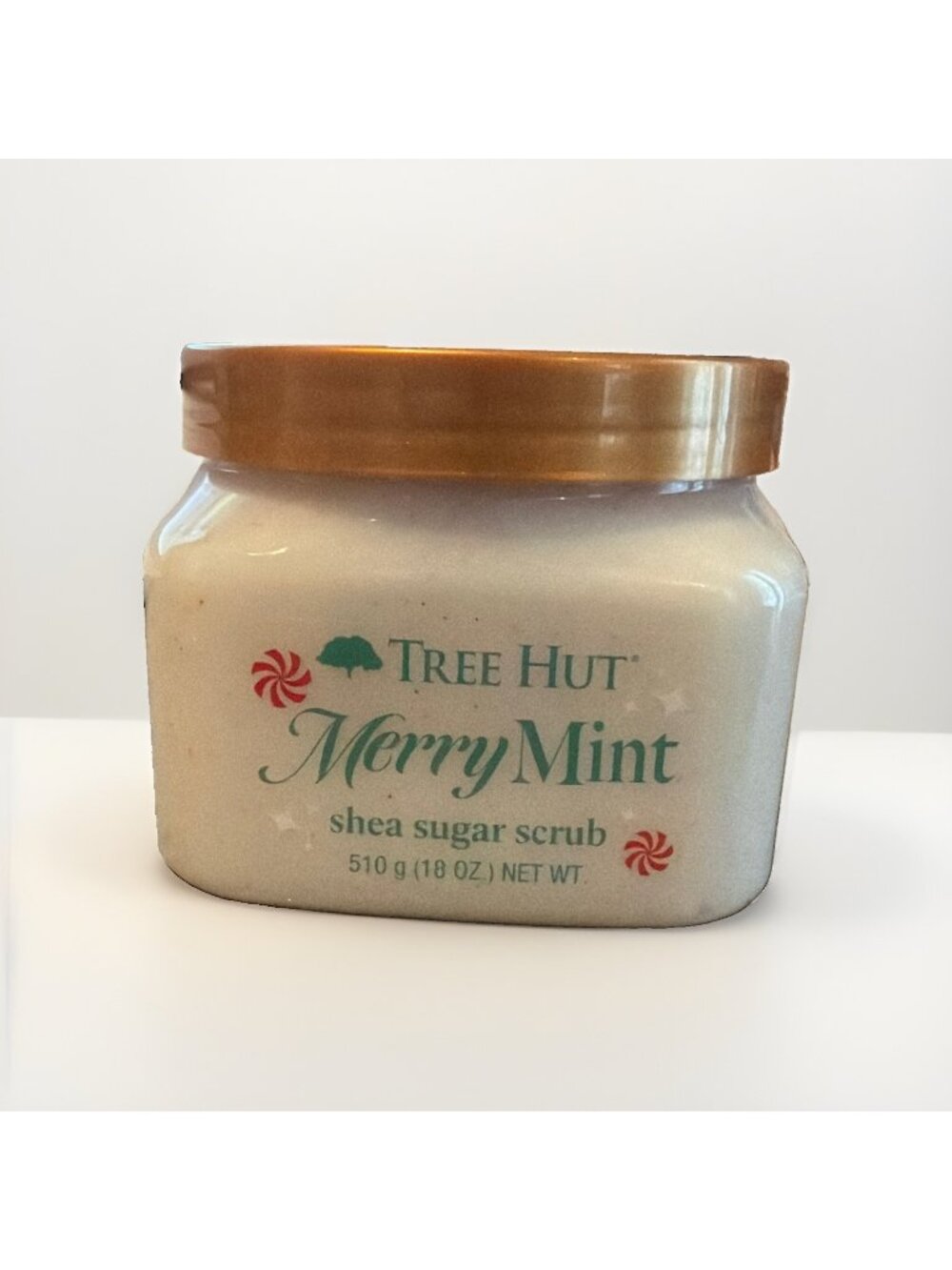 Tree Hut Merry Mint Shea Sugar Vegan Exfoliating & Hydrating Body Scrub - 510g